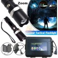 Super Bright 1500 Lumens CREE LED Zoomable Flashlight in Carry Case