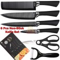 6 Piece Stainless Steel Knife Set