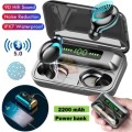 TWS Wireless Earbuds, Bluetooth 5.0, HiFi Stereo, Touch Control, Built-in HD Mic With Charging Case