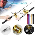 Portable Pocket Size Extendable Fishing Rod Pen with Fishing Reel