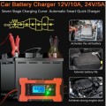 12V and 24V Intelligent Pulse Repair Battery Charger