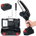 550W 24V Cordless Chain Saw in handy carry case with Accessories