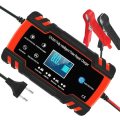 12V 8A and 24V 4A Intelligent Pulse Repair Battery Charger