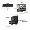 1080P 4 Inch Dual Screen with 3 Cameras DVR Camcorder