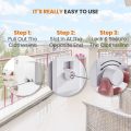 4.2M HANDY AND HEAVY-DUTY RETRACTABLE CLOTHESLINE FOR INDOOR & OUTDOOR USE - START AT R1 ONLY
