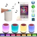2-IN-1 BLUETOOTH SPEAKER & TOUCH LAMP WITH DIFFERENT COLOURS, SUPPORT SD CARD, AUX, 2 SETTINGS