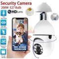 Full HD WIFI Security Light Camera, Works as a Normal Light, No one knows it is a Camera
