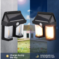 Tungsten Waterproof Solar Motion Wall Light with Rechargeable Solar Battery and 3 Setting Modes