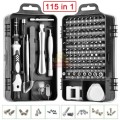 115 in 1 Magnetic Precision Screwdriver Set, Made of Chrome-Vanadium Steel - START AT R1 ONLY
