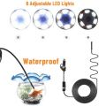 3-in-1 Endoscope Camera with 6 Bright LED Lights, Side Mirror, Hook & Magnet