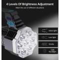 Super Bright 7 LED Rechargeable Flashlight, 20W Power and Waterproof - START AT R1 ONLY