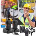2 X Handheld Hand Radio Set with 16 Channels and lots of Accessories - START R1 ONLY