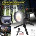 LED Search and Flash Light with Tripod, USB Interface, Mobile Power Bank - START AT R1 ONLY