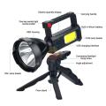 Super Far Distance LED Search and Flash Light and Tripod, USB Interface, Mobile Power Bank