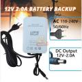 Mini UPS Battery Backup 12V 2A Uninterruptible Power Supply for CCTV, WIFI Router, Modem