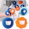 Pack of 2 Reusable Washing Machine Hair Catchers and Cleaning Balls