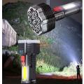 9 LED + COB Rechargeable Flashlight with 4 Adjustable Modes & 500 Lumens