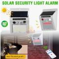 Solar Sound and Alarm Wall Light with 3 Setting Modes, Auto-sensing, No Wiring required START AT R1