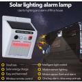 Solar Sound and Alarm Wall Light with 3 Setting Modes, Auto-sensing, No Wiring required