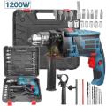 Electric 360 Degree Rotary Multifunctional Impact Drill with a lot of Accessories in a Carry Case