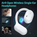 Air 9 Bone Conduction Wireless Bluetooth Earphone, Comfortable & Professional Audio Level Experience
