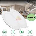 2 Piece Large 12W Led Downlight 220V Round Recessed LED Down Light - START R1 ONLY