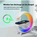 LARGE Bluetooth 360° Surround Sound Speaker with Wireless Charging & Lights