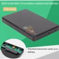 2.5-inch Hard Drive Box SATA USB 2.0 Portable SSD Disk HDD External Hard Disk Enclosure Case