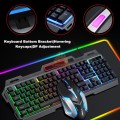 T-WOLF Gaming Keyboard and Mouse Set, 4D Buttons, Colourful Lights - START R1 ONLY