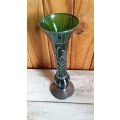 Decorated Glass Vase