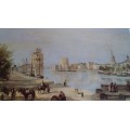 La Rochelle - Jean Corot (1796 - 1875) Plate