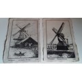 Set of Dutch Prints on `Molenpapier`