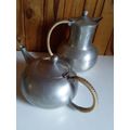 Two Royal Holland Pewter Tea Pots