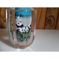 Solid Glass Paper Weight and Pen Holder - Panda Effect