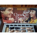 Vintage Chess and Draughts Game