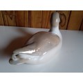 Glazed Porcelain Duck in Earthy Tones