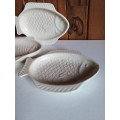 Stoneware Fish Shaped. Can be used for Soap Dish as Well