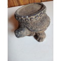 Old Stoneware Tortoise with Interesting Patterns