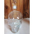 Very Cool Skull Shaped Glass Decanter