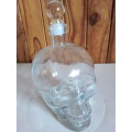 Very Cool Skull Shaped Glass Decanter
