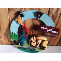 Lighthearted Wooden Home Sweet Home Wall Hanging