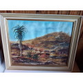 Old Landscape Oil Painting by South African Artist
