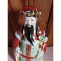 Vintage Glazed Porcelain Oriental Figurine