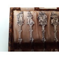 Boxed Set of Six Vintage Silverplated Holland Forks