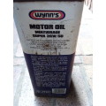 Vintage Bilingual Wynn`s Motor Oil 5Lt Can
