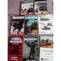 Eight Soft Cover War Books