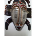 Amazing Vintage Stoneware Type Tribal Mask