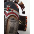 Amazing Vintage Stoneware Type Tribal Mask
