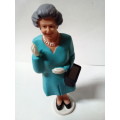 Queen of England Figurine with Waving Hand