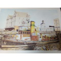 Old Harbour Table Bay Watercolour Calendar Print